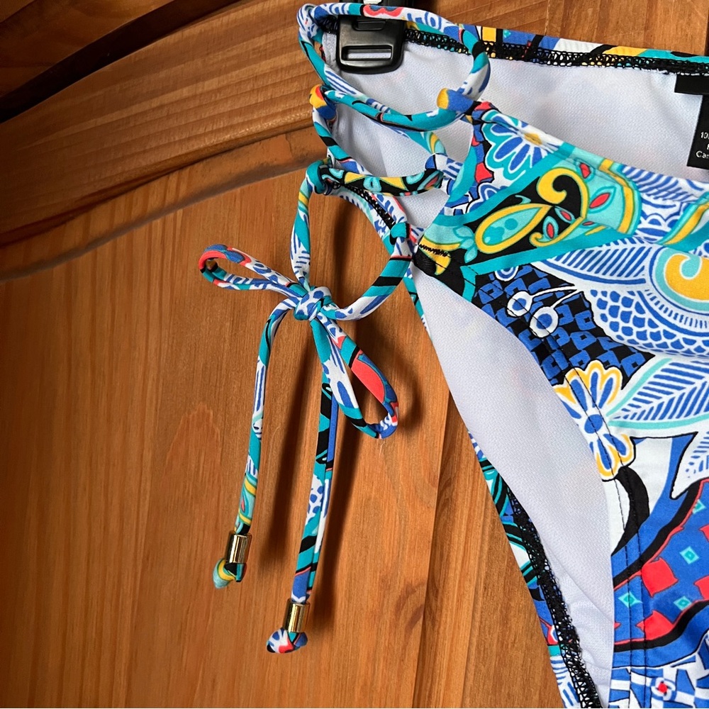 Colorful Moroccan Patterned Bikini Bottom - Picture 3 of 9